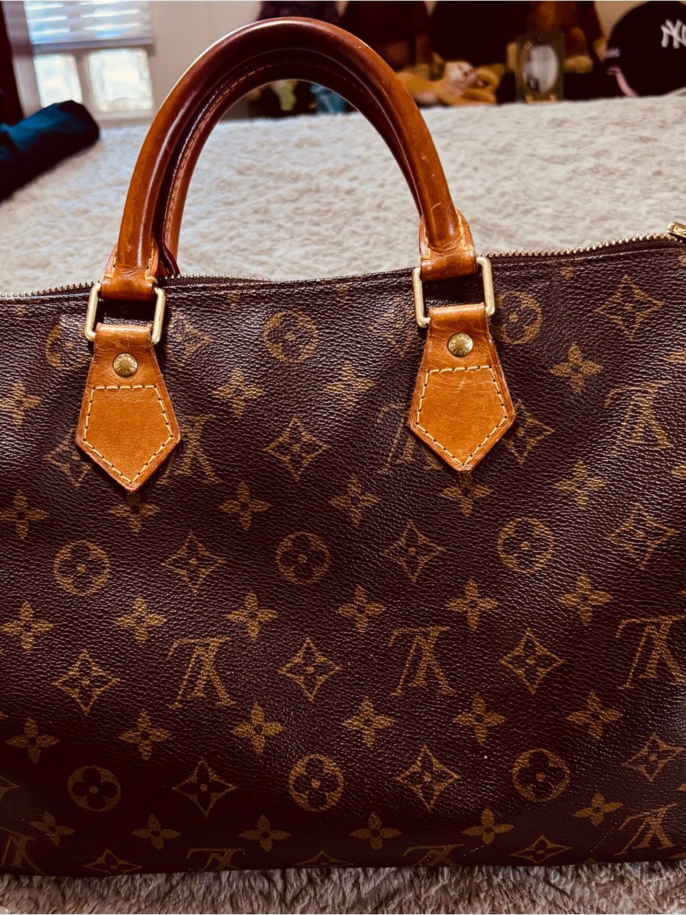 Louis Vuitton Monogram Speedy 30 in Brown and Tan - Picture 2 of 11